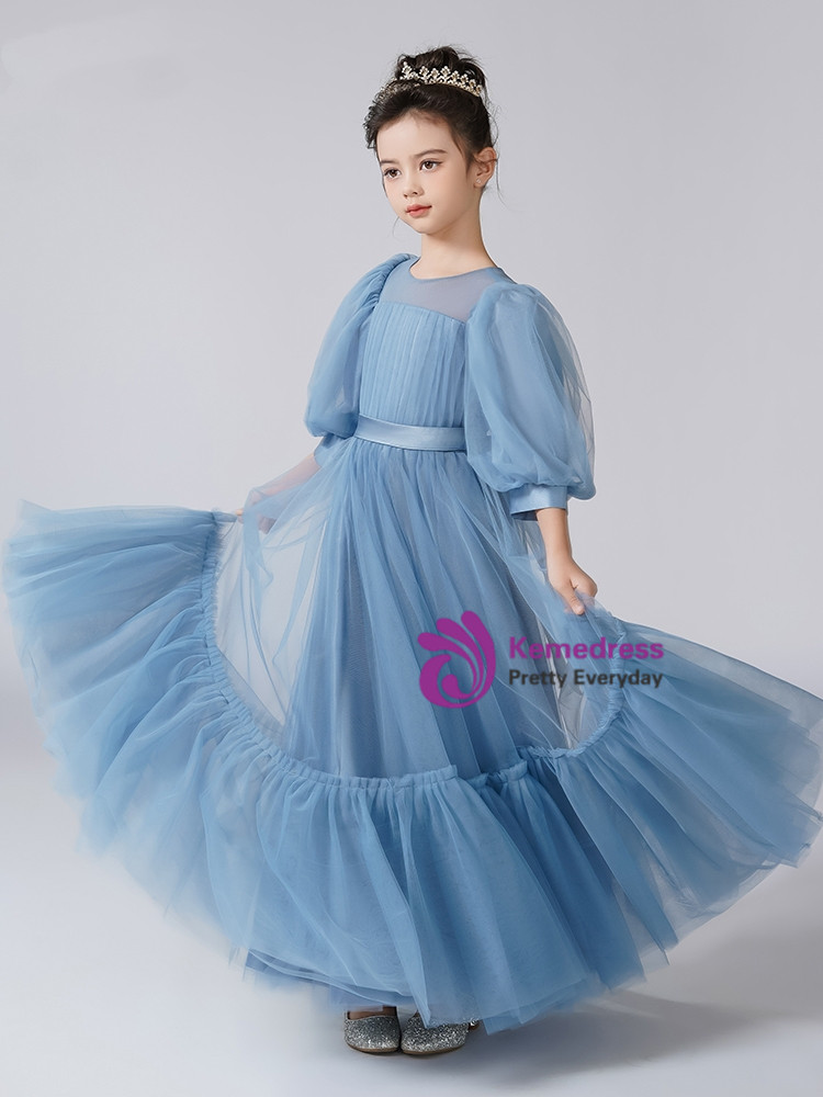 KIDS MINI DRESS WITH PUFF SLEEVE 12-14 FRESCO FAIRYTALE main image 1