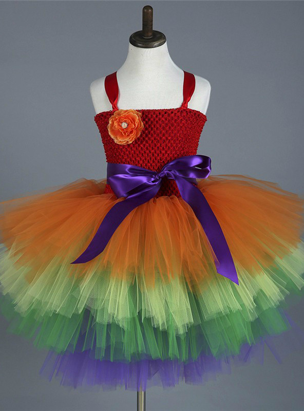 Children's Ball Gown Kids Lace Performance Wedding Birthday Party Flower Girls Dresses