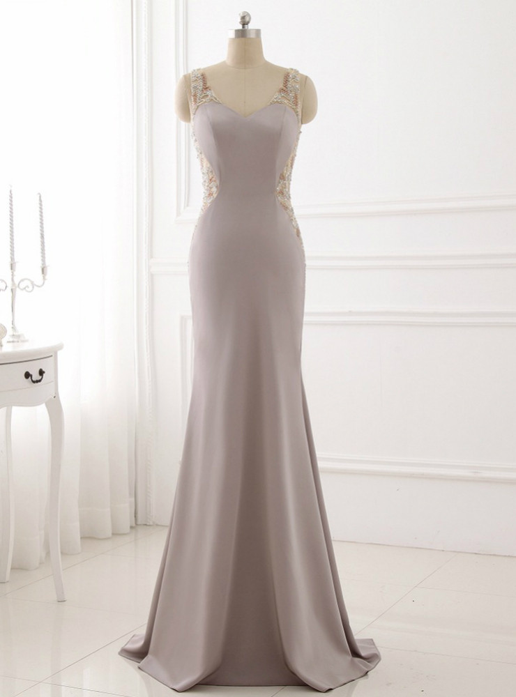 Black Formal Evening Gowns Backless 2017