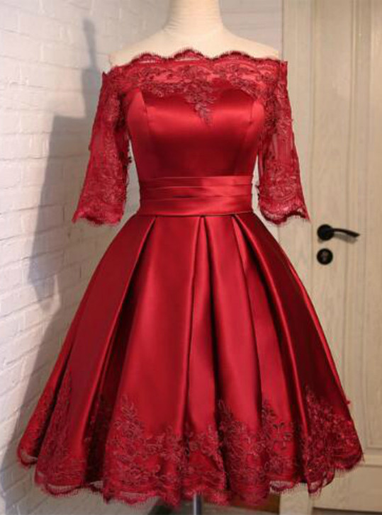 Green Satin Evening Dress ,Sexy Green Prom Dress Y1784