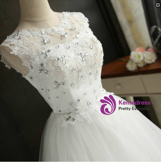 Black & White Short A-Line Tulle Appliques Homecoming Dress main image 1