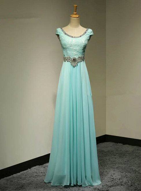 Beaded Bridesmaid Dresses Long Chiffon