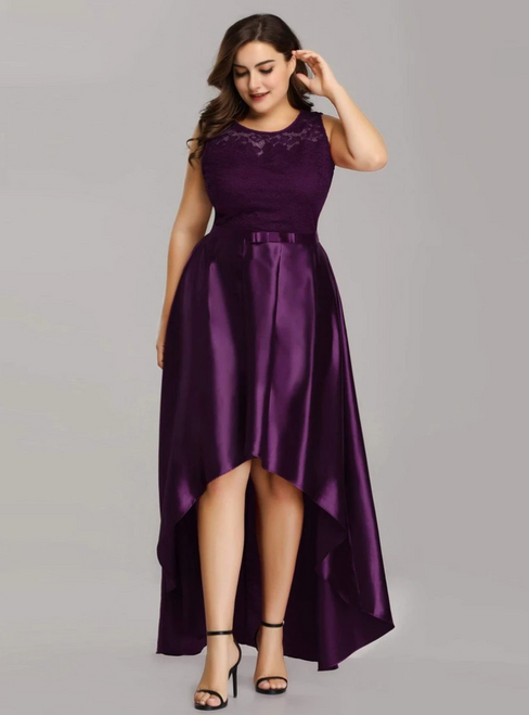 plus size high low dresses cheap