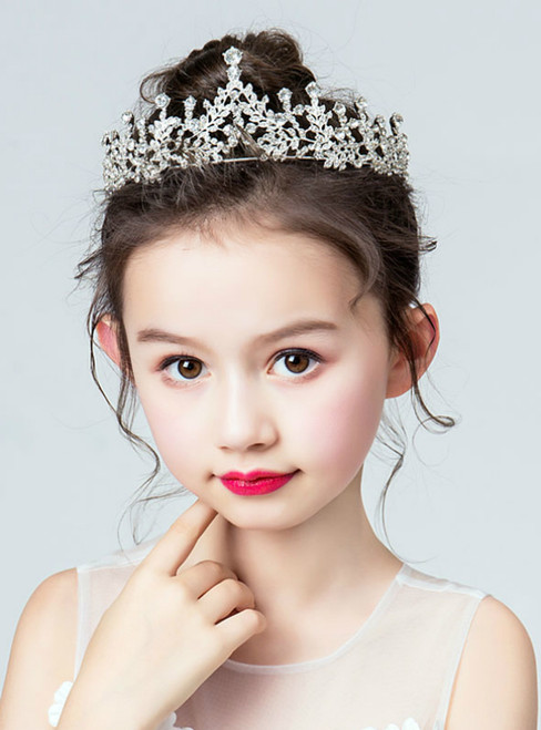 Crown Tiara Children Princess Crystal Hairband Hairpin