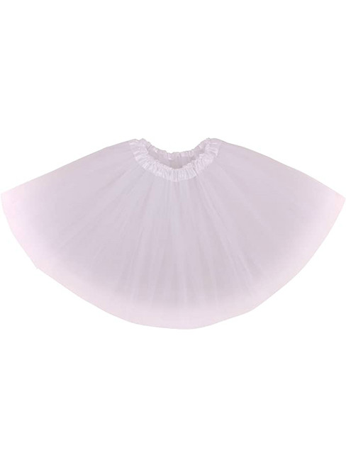 White Tulle Short Tutu Skirt