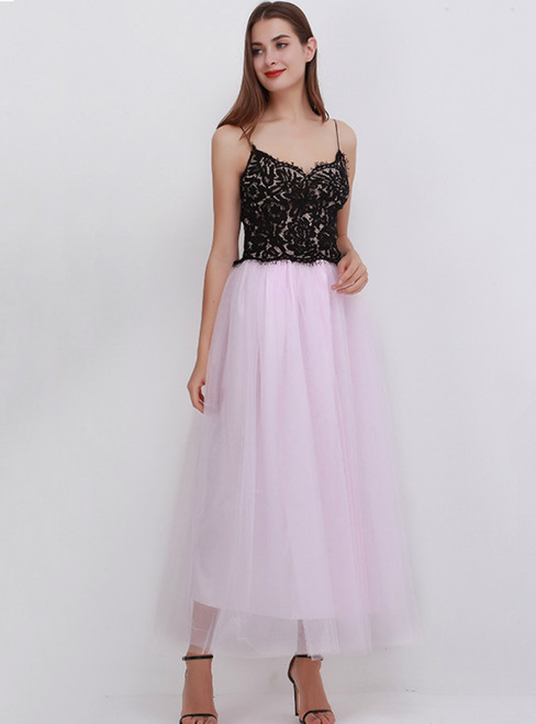 Light Pink Women Tulle Tutu Skirt