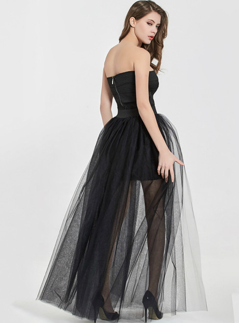 womens black tutu dress