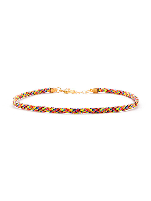 Rainbow Design Woven Choker Set 2pcs