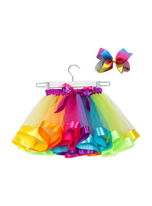 Multicolour Girls Tulle Tutu Skirts