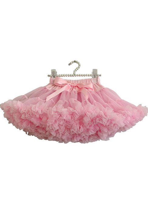 Light Pink Girls Dance Tulle Short Tutu Skirt
