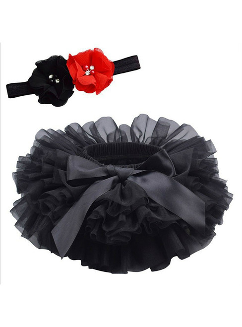 Black Tulle Litter Baby Tutu Skirt