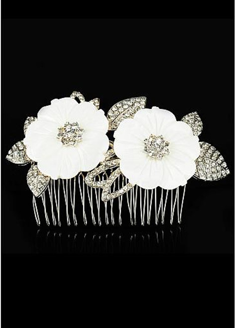 Cheap  Wedding Hair Jewelry With Rhinestones & Flowers