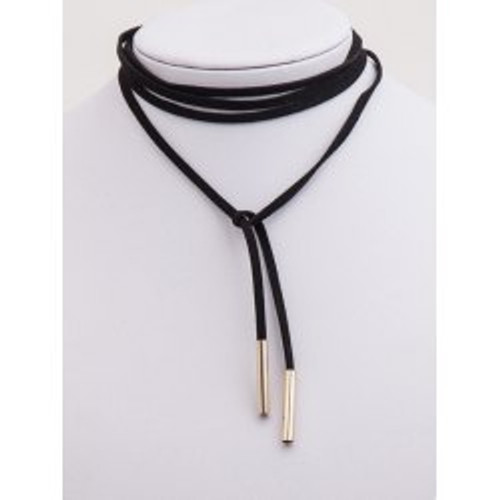 Cheap Adjustable Bar Layered Wrap Necklace