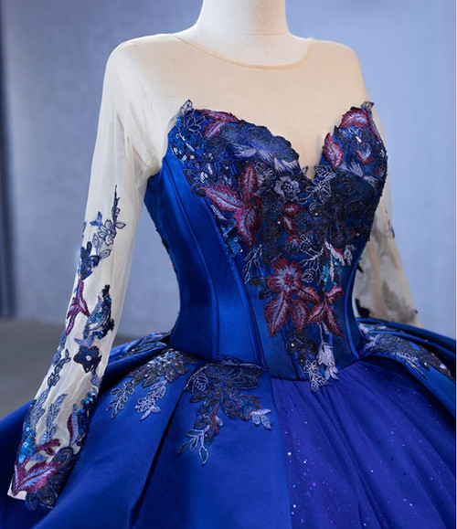 Royal Plum - 3 PC Embroidered Dress