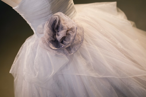 Strapless Tulle Ball Gown Floor Length with Rhinestones Quinceanera Dresses main image 1