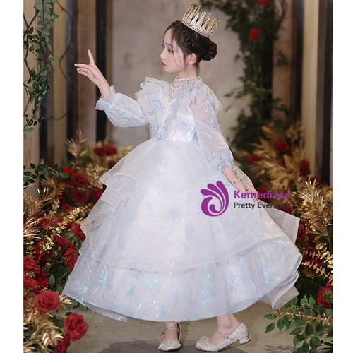 Entelier Ephemeral Flower Dress Blue main image 1