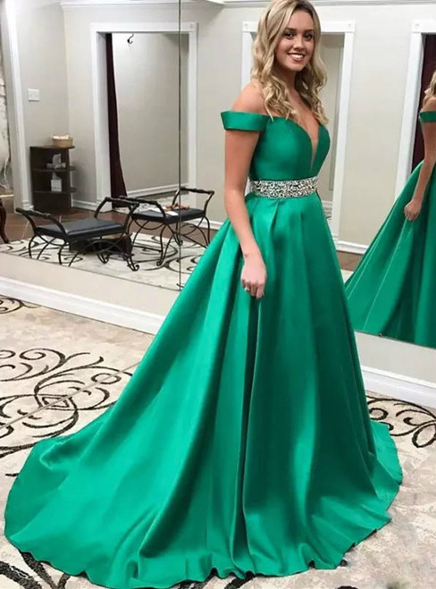 2017 New Arrival Off-Shoulder Evening Dresses