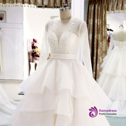 High quality Wedding Dress  Bridal Gown Long Wedding Dresses