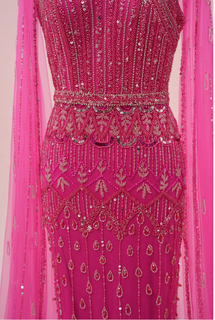 Gorgeous Mermaid Tulle Beading Halter Sleeveless Prom Dresses main image 0