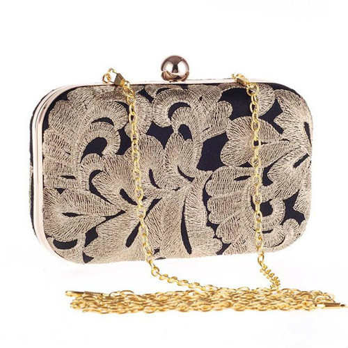 Cheap Vintage Embroidery Evening Clutch Bag