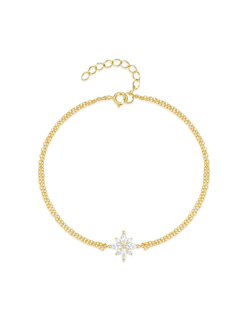 S925 Sterling Silver Starry Bracelet