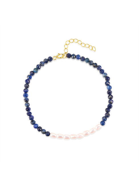 S925 Sterling Silver Pearl Vintage Bracelet