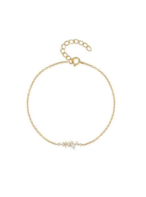 Fashion S925 Sterling Silver Diamond Bracelet