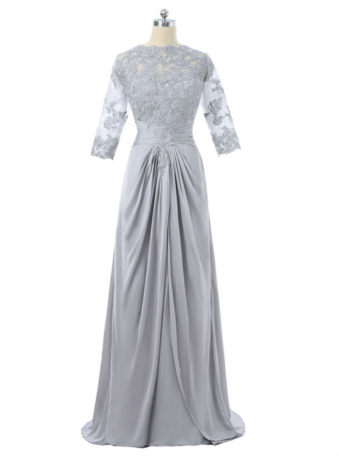A-line Satin Lace With Jacket Mother Of The Bride Dresses