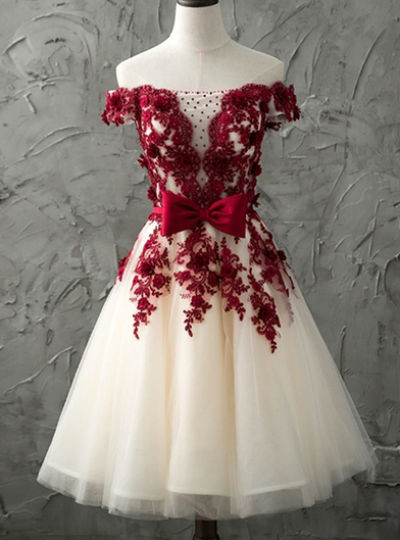 short tulle prom dresses