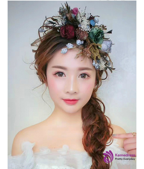 Artificial Flowers Hair Accessory Pine Nuts Bouquet DIY Wreath Wedding