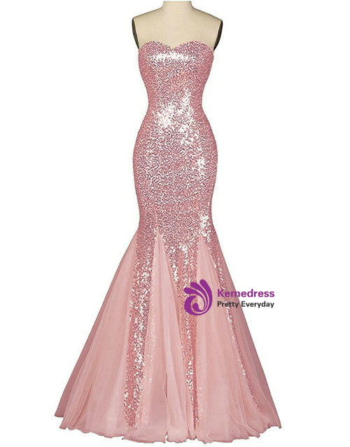 Flattering Mermaid Sweetheart Sleeveless Pleated Tulle Floor-Length Prom Dress main image 1