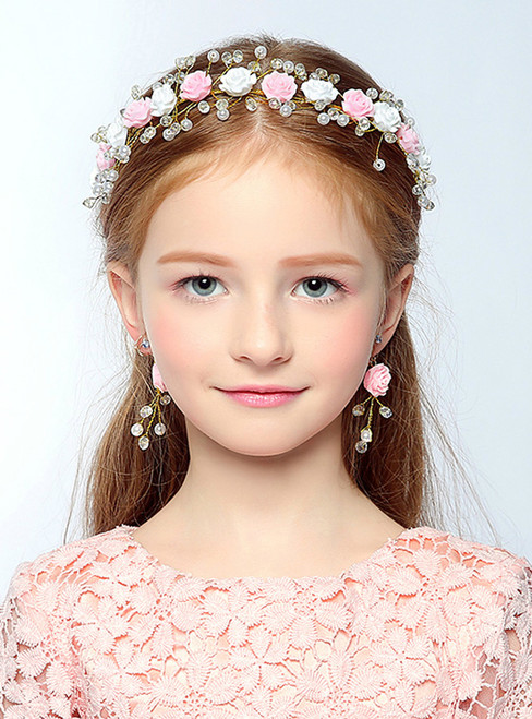 Flower Princess Hair Ornaments Children's Dresses Garland