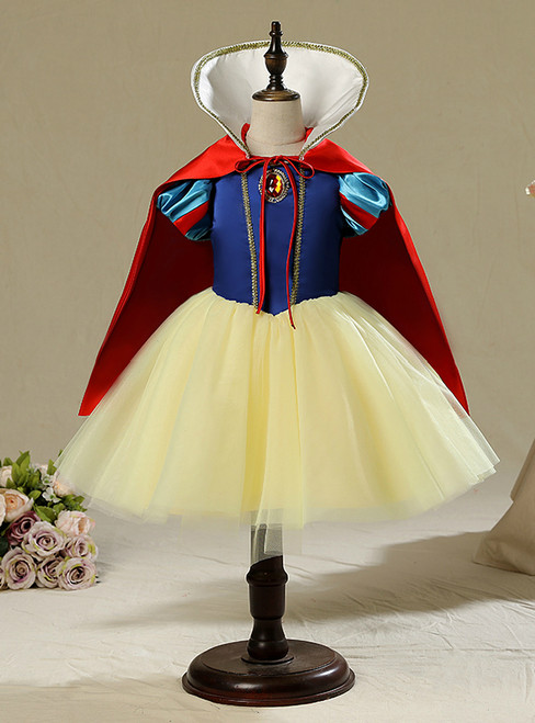 In Stock:Ship in 48 Hours Short Snow White Children's Disney Girl Frozen Dress