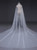 In Stock:Ship in 48 Hours Brides White Veils Mop the Floor