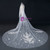 In Stock:Ship in 48 Hours Lace Applique With Long Thread Wedding Veils