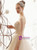 Champagne Tulle Sweetheart Puff Sleeve Floor Length Wedding Dress