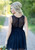 Lace Homecoming Dresses Navy Blue Short Bridesmaid Dresses A Line Sheer Scoop Neck Lace