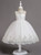 In Stock:Ship in 48 Hours White Tulle Appliques Flower Girl Dress