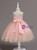 In Stock:Ship in 48 Hours Pink Tulle Appliques Girl Dress