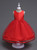 In Stock:Ship in 48 Hours Red Tulle Short Flower Girl Dress