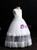 In Stock:Ship in 48 Hours White Tulle Lace Flower Girl Dress With Beading