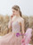 In Stock:Ship in 48 Hours Pink Tulle Sequins Strapless Prom Dress