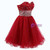 A-Line Red Tulle Sweetheart Homecoming Dress With Crystal