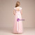 Pink Tulle Lace Cap Sleeve Backless Flower Girl Dress With Sash