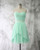 Knee Length Sweetheart Mint Bridesmaid Dress