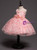 In Stock:Ship in 48 Hours Pink Sequins Tulle Flower Girl Dress