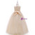 In Stock:Ship in 48 Hours Champagne Tulle Appliques Pearls Princess Dress