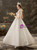 A-Line White High Neck Ankle Length Appliques Short Wedding Dress