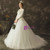 White Deep V-neck Satin Tulle Long Sleeve Wedding Dress