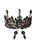 Unique Black Headdress Crown Ice Birthday Crown